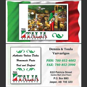 Business Card 04 - Miss Italia Restaurante